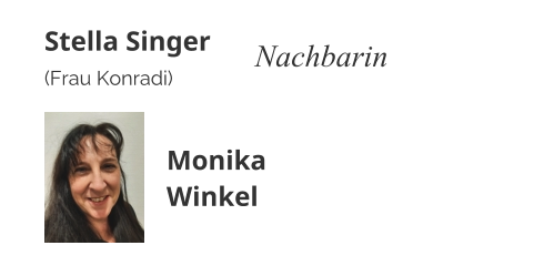 Stella Singer (Frau Konradi) Nachbarin Monika Winkel